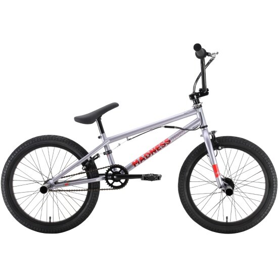Трюковый велосипед STARK Madness BMX 2 серый/красный