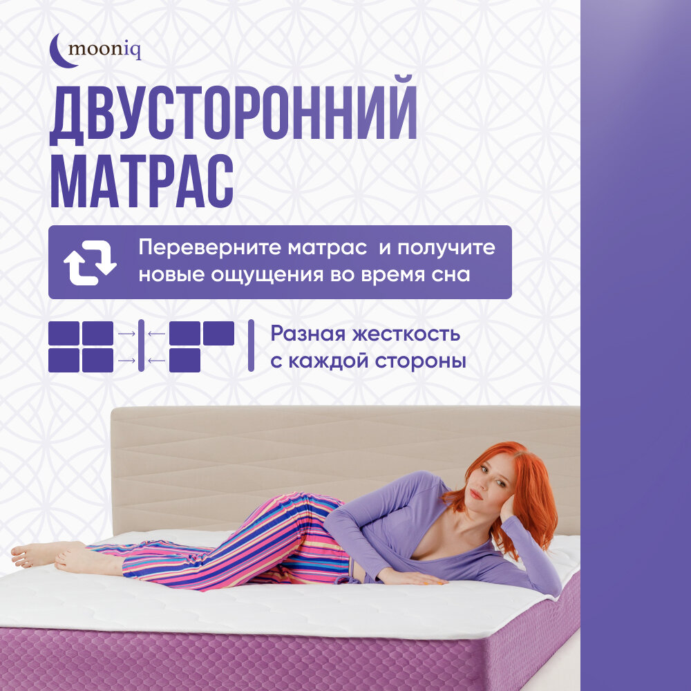 Гибридный матрас mooniq Matrix 2.0, 80х200 - фотография № 4