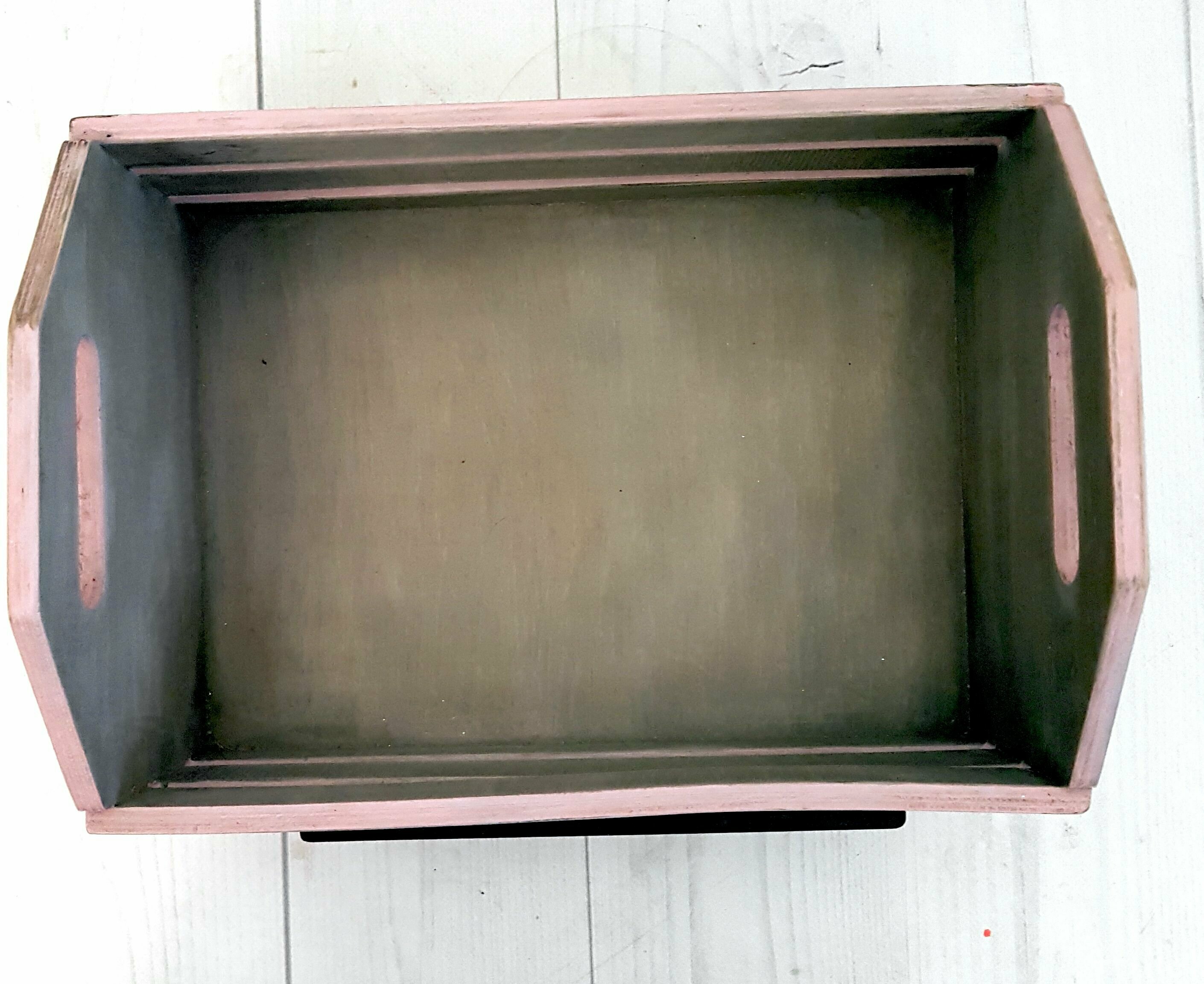Деревянный большой ящик ручной работы для хранения овощей и фруктов, авторский дизайн - фотография № 7