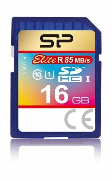 Карта памяти SD 16GB Silicon Power Elite SDHC Class 10 UHS-I (SP016GBSDHAU1V10)