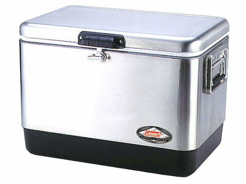 Термоконтейнер Coleman 54 Quart Stainless Steel Cooler 6155B707