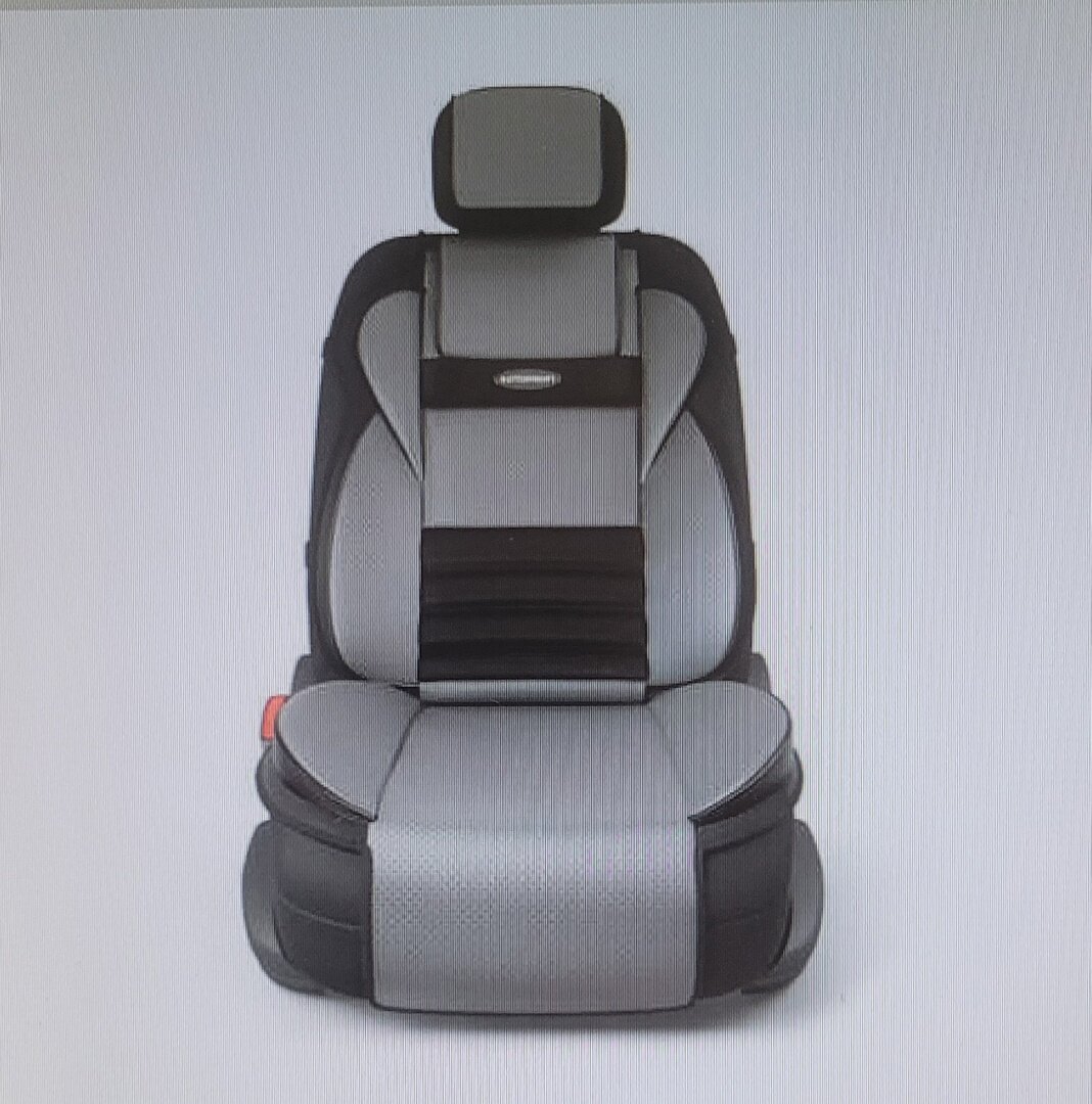 Накидка на сиденье. Multi Comfort анатом., 3 предмета, экокожа, чёрн/т.серый MLT-320G BK/D.GY
