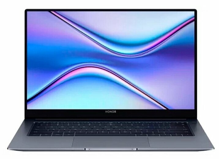 14" Ноутбук HONOR MagicBook X 14NBR-WAI9 (1920x1080, Intel Core i3 2.1 ГГц, RAM 8 ГБ, SSD 256 ГБ, Win10 Home), 53011TVN-001, серый