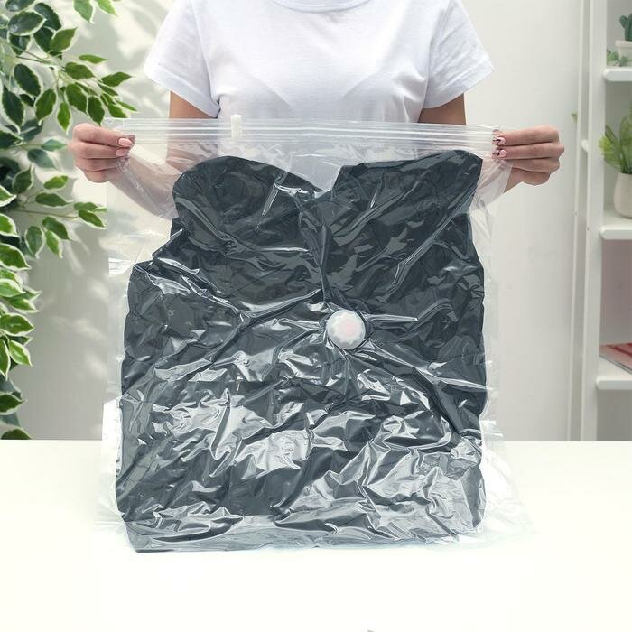 Вакуумный пакет для хранения одежды «Морской бриз», 70×100 см, ароматизированный - фотография № 3
