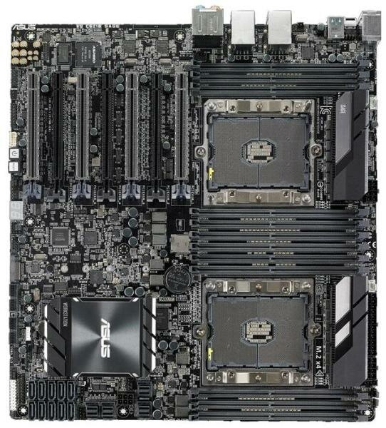 ASUS Материнская плата ASUS WS C621E SAGE Socket 3647 C621 12xDDR4 7xPCI-E 16x 8xSATA III SSI EEB Retail (90SW0021-M0EAY0)