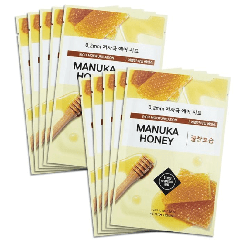 ETUDE HOUSE Маска тканевая с экстрактом мёда 0.2 Therapy Air Mask Manuka Honey 10шт.