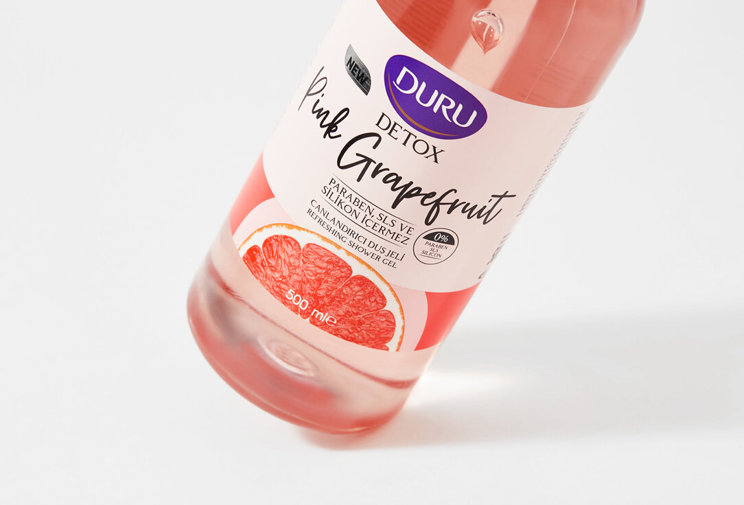 Освежающий гель для душа DURU, Pink grapefruit 500мл