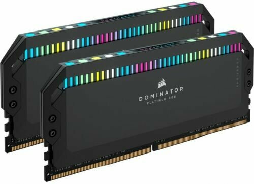 Модуль памяти DDR5 64GB (2*32GB) Corsair CMT64GX5M2X5600C40 DOMINATOR PLATINUM RGB PC5-44800 5600MHz CL40 радиатор 1.25V