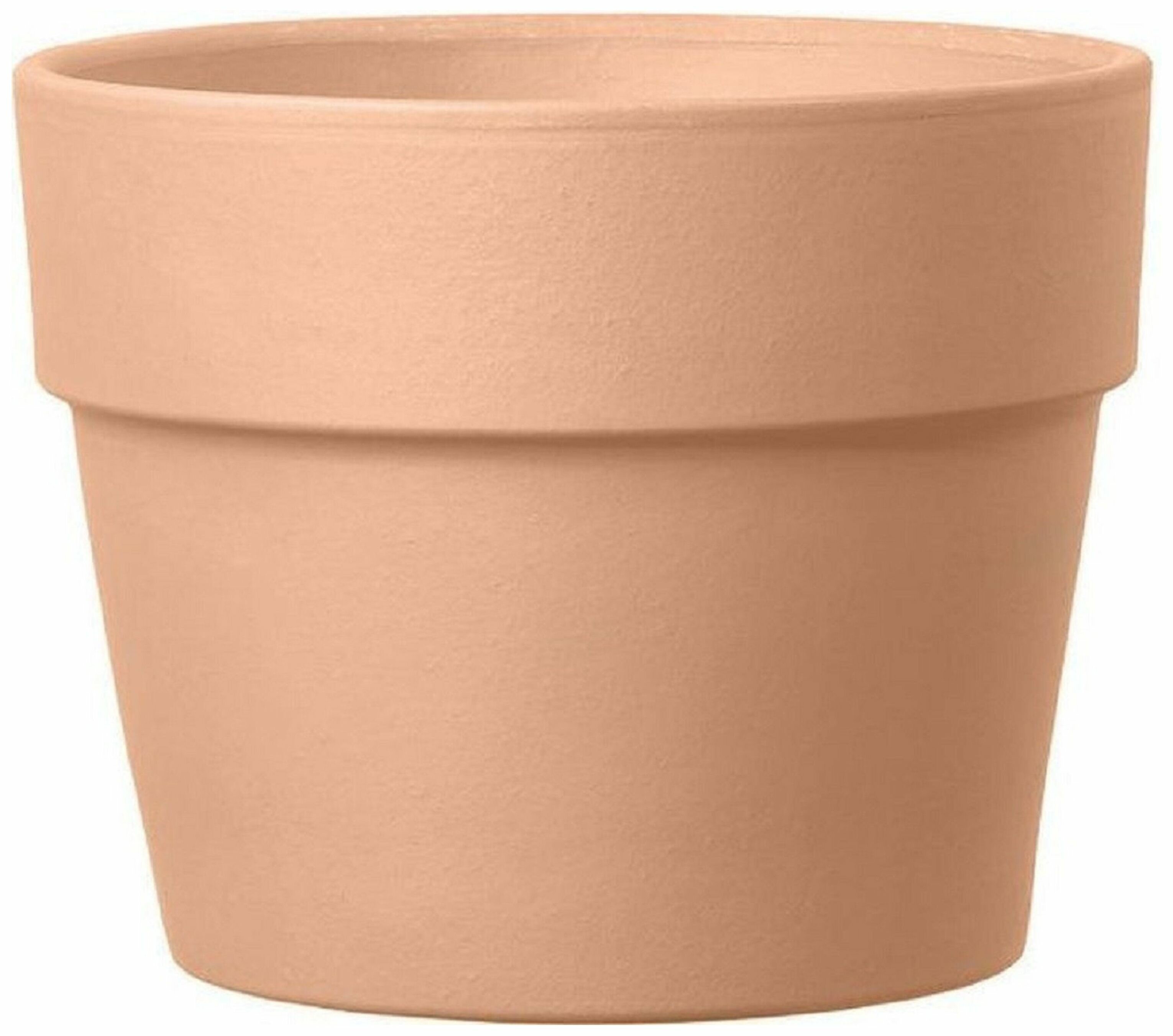 фото Кашпо DEROMA Perfetto d15 см керамическое светло-коричневое