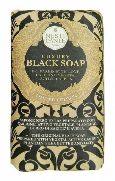 Nesti Dante Мыло кусковое Luxury Black