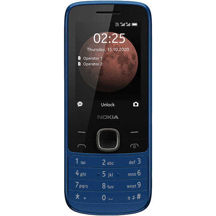 Nokia мобильный телефон Nokia 225 Dual 4G Blue