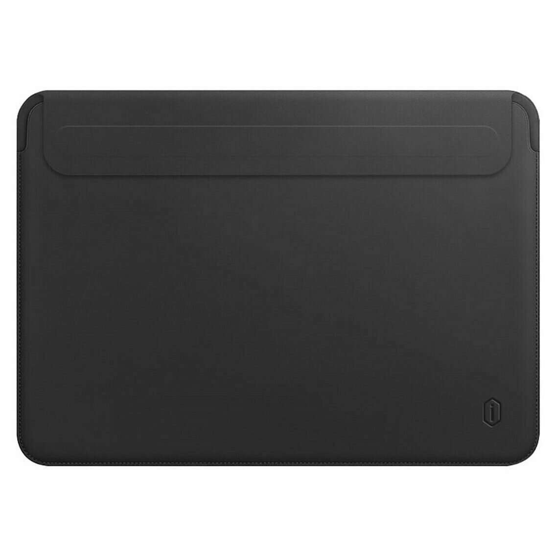 Чехол кожаный WiWU для MacBook Air 13 A1369, A1466 (черный)