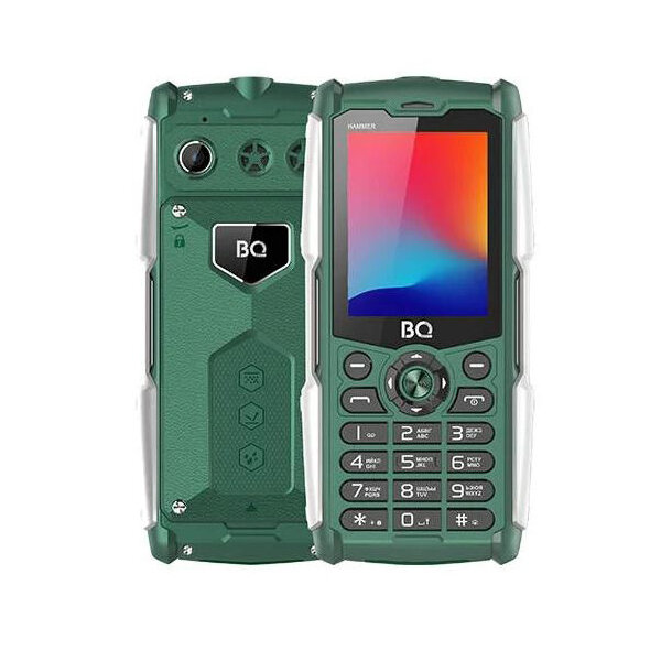 Мобильный телефон BQ 2449 HAMMER GREEN (2 SIM)