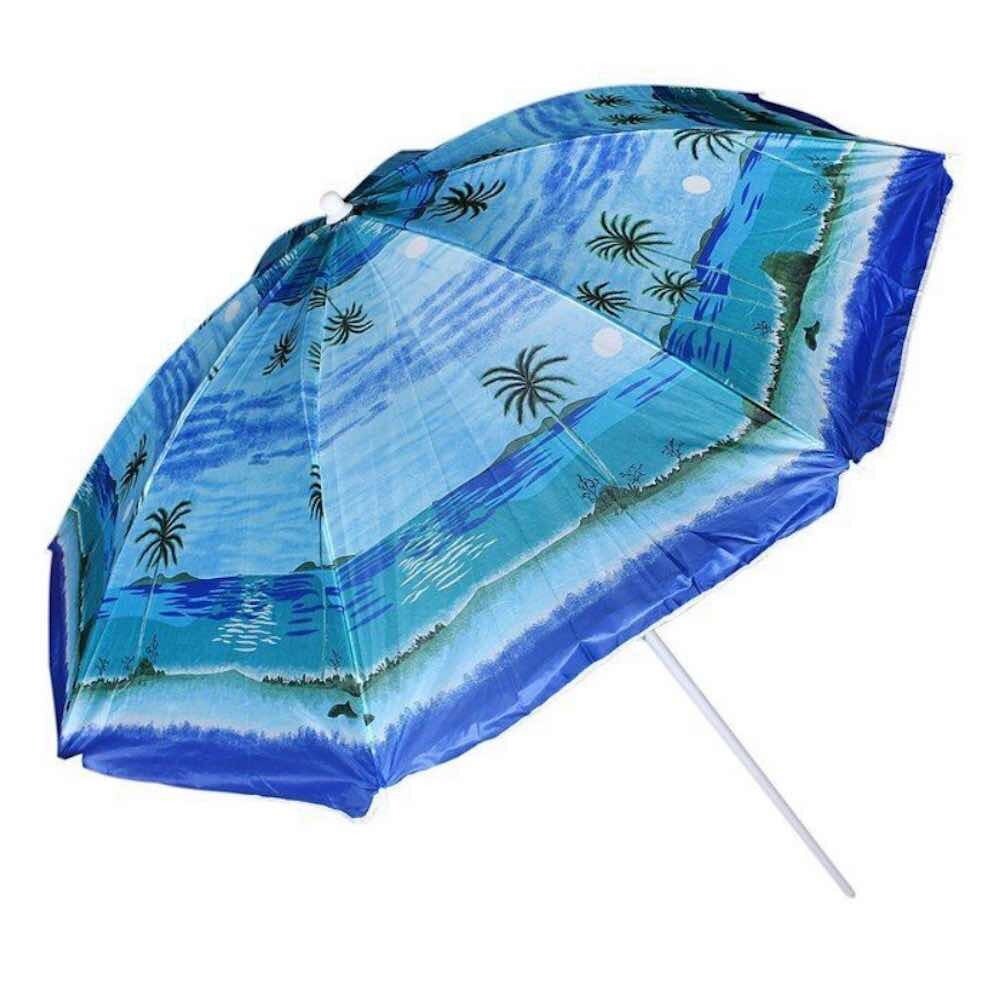 Зонт пляжный d160см h170см Сказочный остров - фотография № 2
