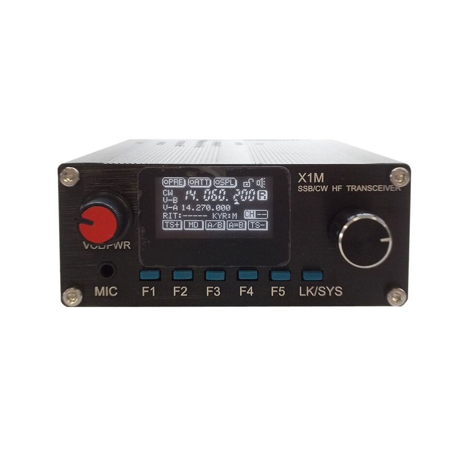 Базово-мобильный КВ трансивер XIEGU X1M SSB/CW HF PLATINUM EDITION (0,05-30МГц), 5 Вт, микрофон