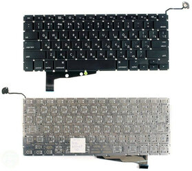 Клавиатура для ноутбука Apple A1286 без SD плоский ENTER