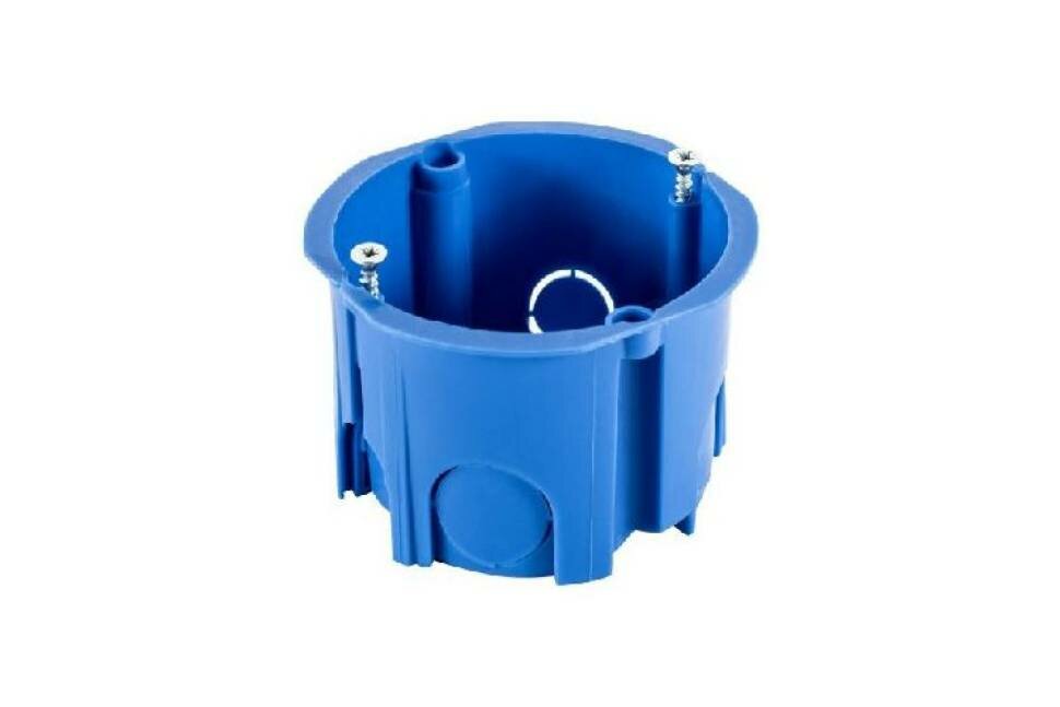 фото Установочная коробка для твердых стен Экопласт D-68x45 мм IP30 без винтов 44662-1