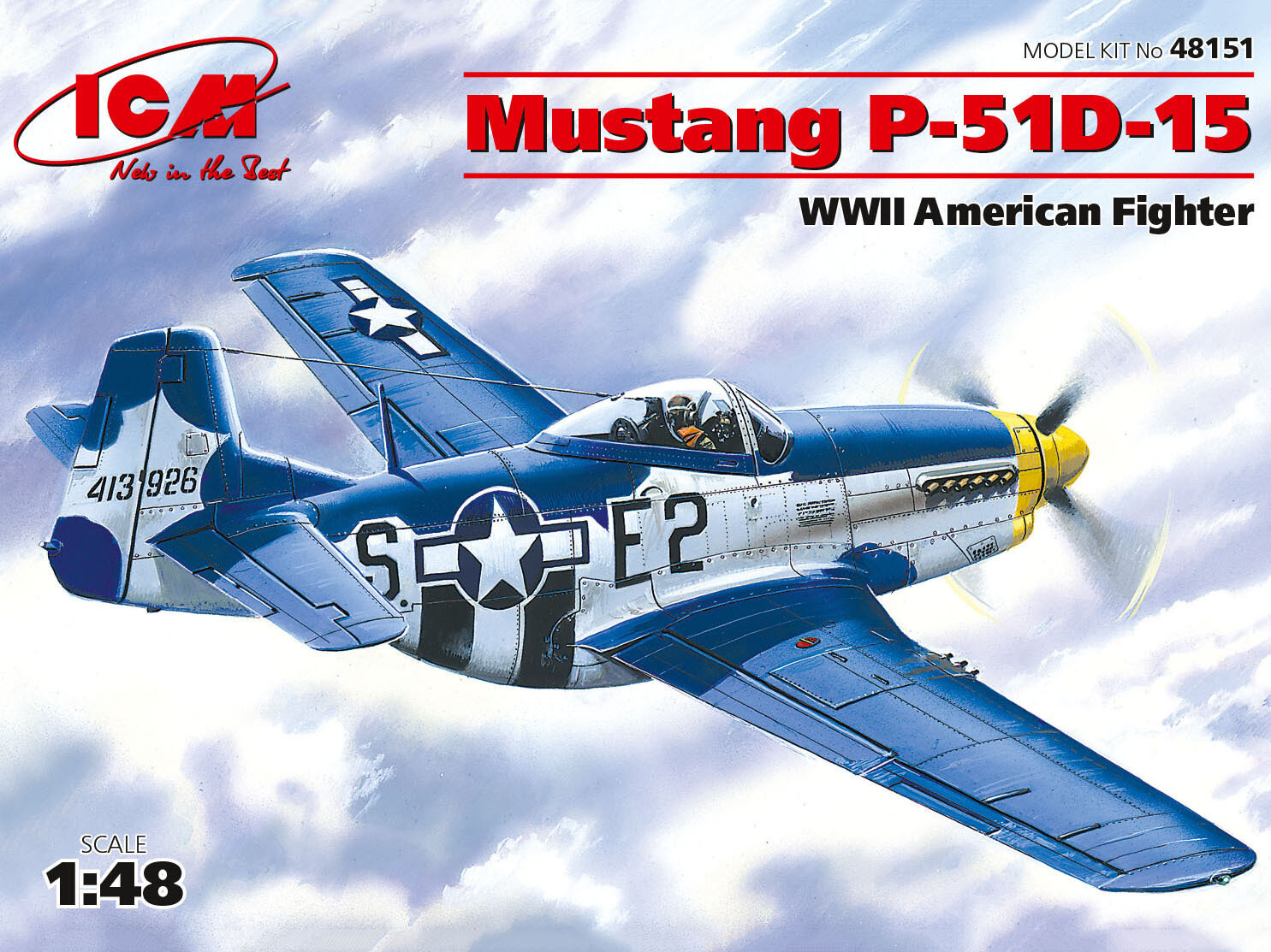 ICM   Mustang P-51D-15     , 1/48