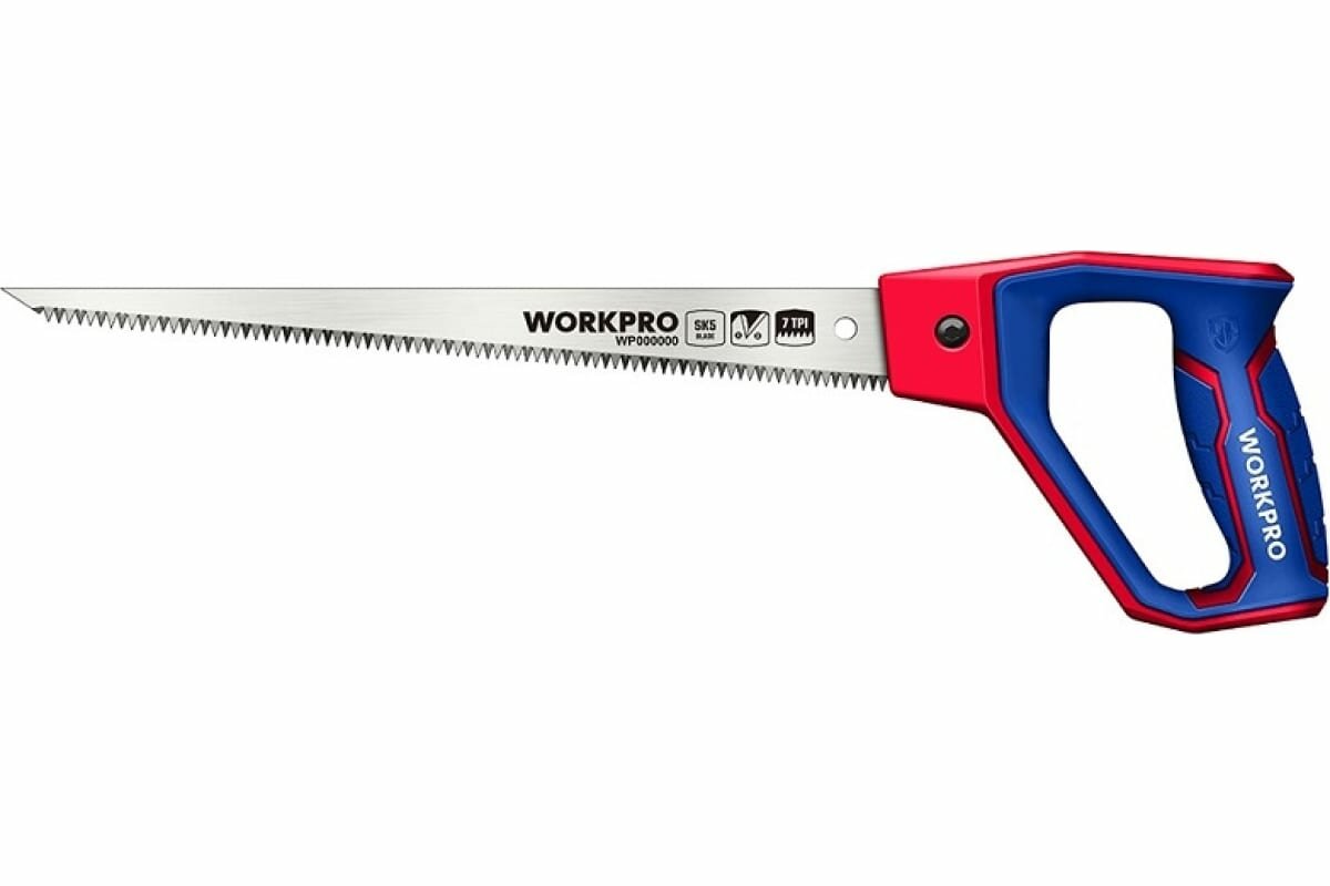 Выкружная ножовка WORKPRO 300 мм сталь 65Mn WP215018