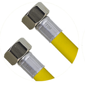 TiM Газовый шланг ПВХ 1/2" г/г 0.4 м C-GP26-4