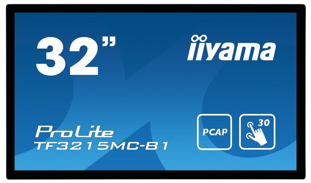 Панель Iiyama Панель 31.5" Iiyama TF3215MC-B1 31.5" 1920x1080 AMVA 500кд/м2 8мс 178/178° 3000:1 16Вт