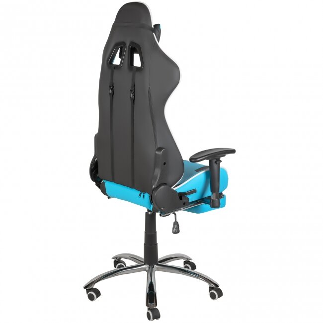 Кресло игровое RT-6005/MF-6005 Меб-фф 406080, MF-6005 black blue (DK) - фото №3