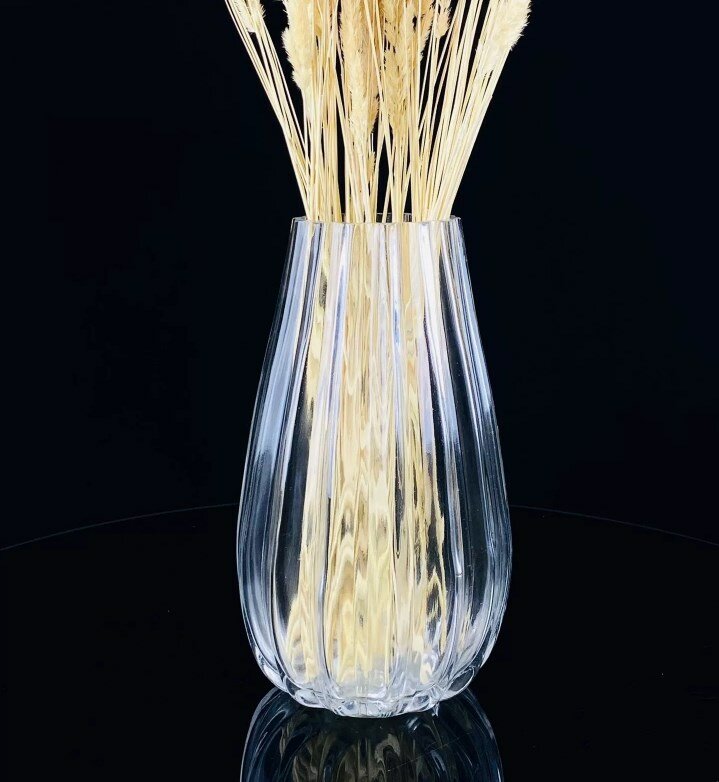 Декоративная ваза для цветов 25,5см Стекло 200-067 118-200-067