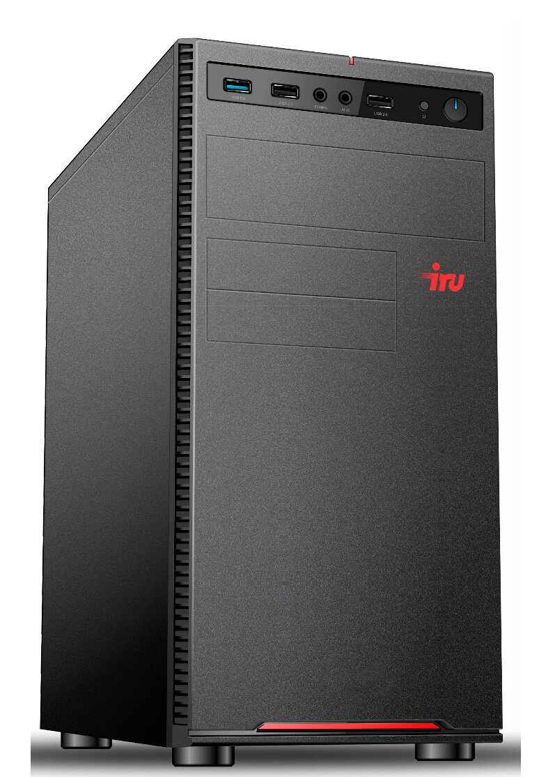 ПК IRU Home 312 MT PG G5420 (3.8)/4Gb/SSD240Gb/UHDG 610/Free DOS/GbitEth/400W/черный