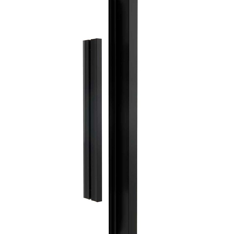 Душевая дверь Vincea Slim Soft 110 VDS-1SS110CLB профиль Черный стекло прозрачное - фотография № 8
