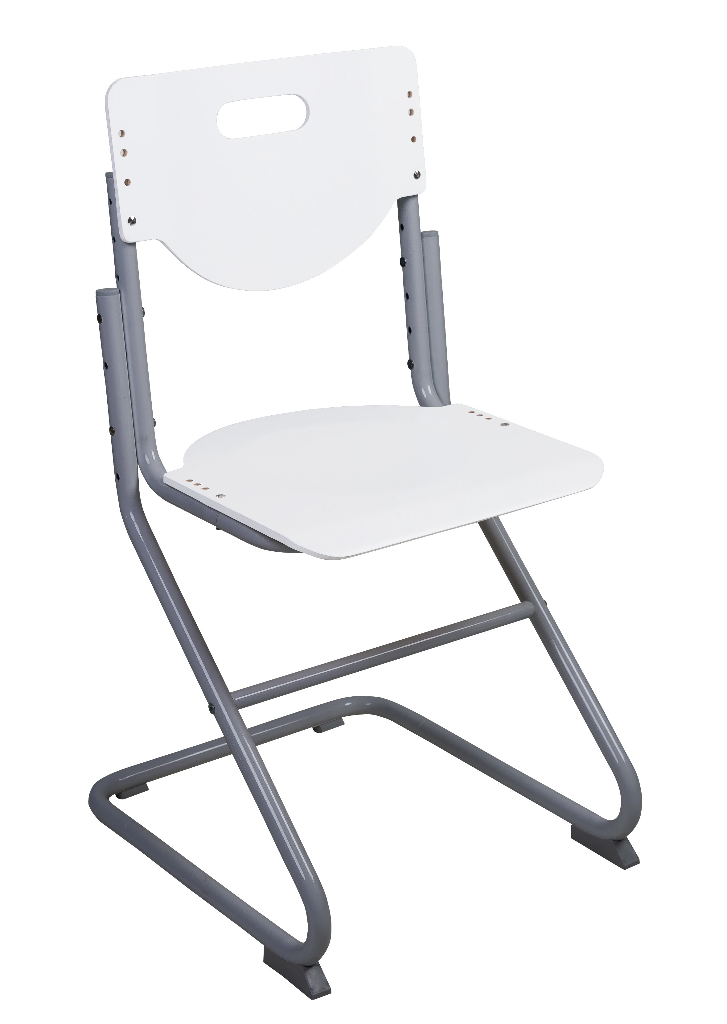 Растущий стул SK-2 белый/серый - фотография № 1