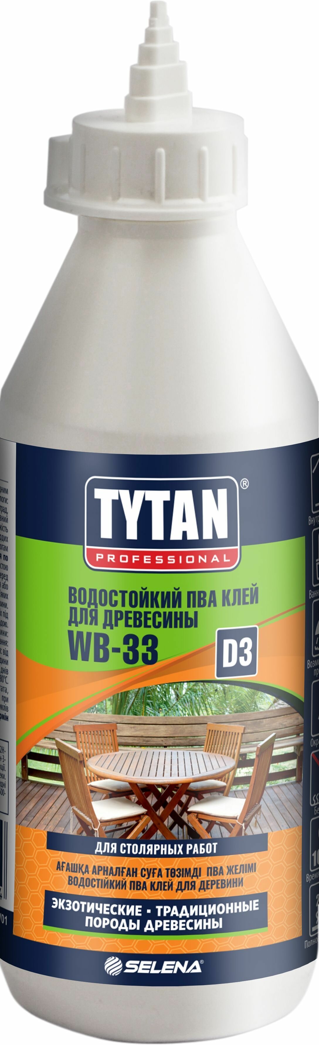 Клей ПВА TYTAN D3 175 мл