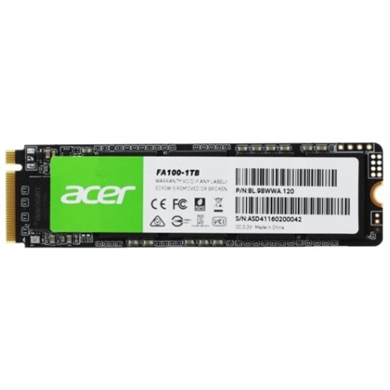 SSD Acer ACER M.2 2280 FA100 1TB PCIe Gen3 x4, NVMe (BL.9BWWA.120)
