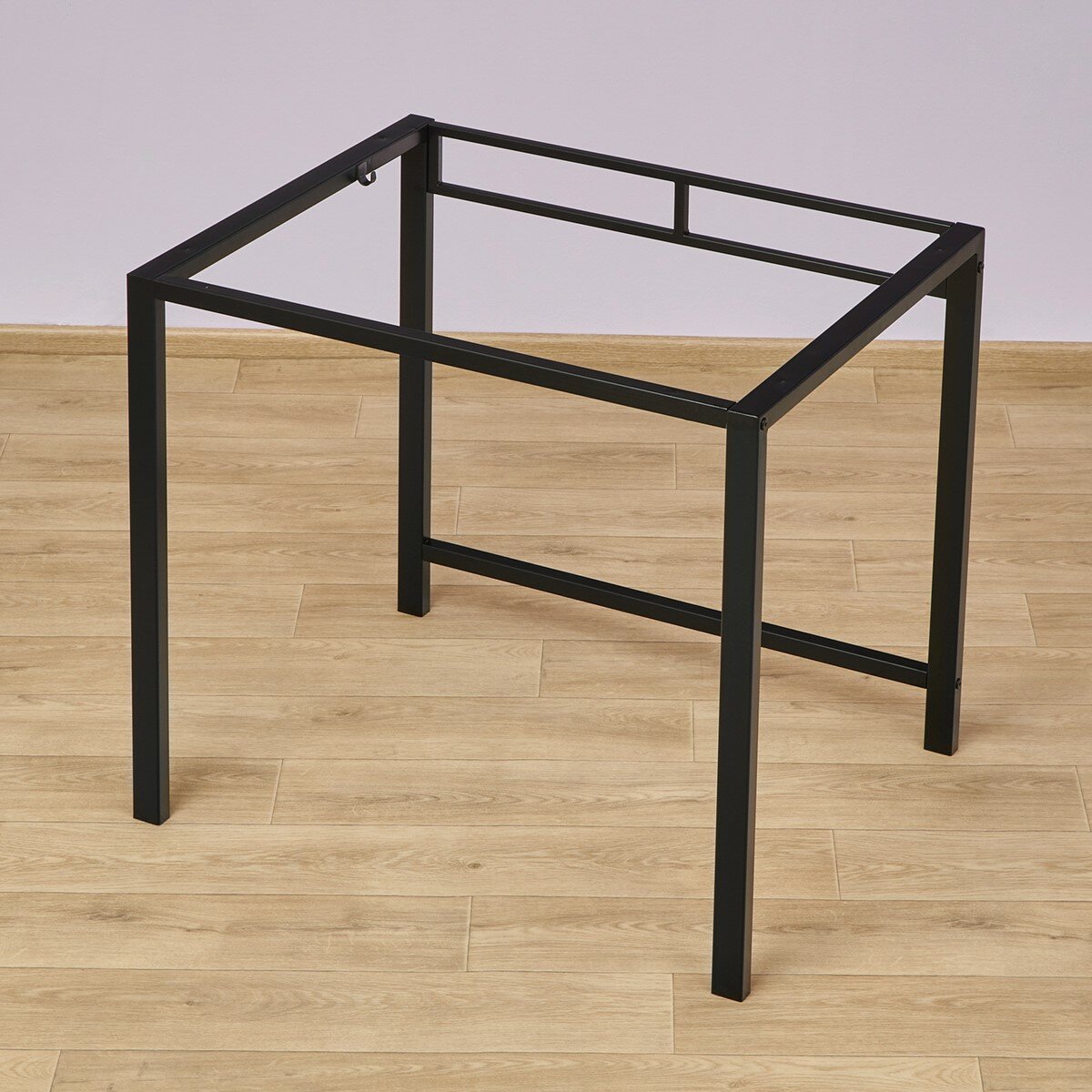 Металлический каркас стола Эвнон 3 Ш100/Г48, черный - фотография № 1