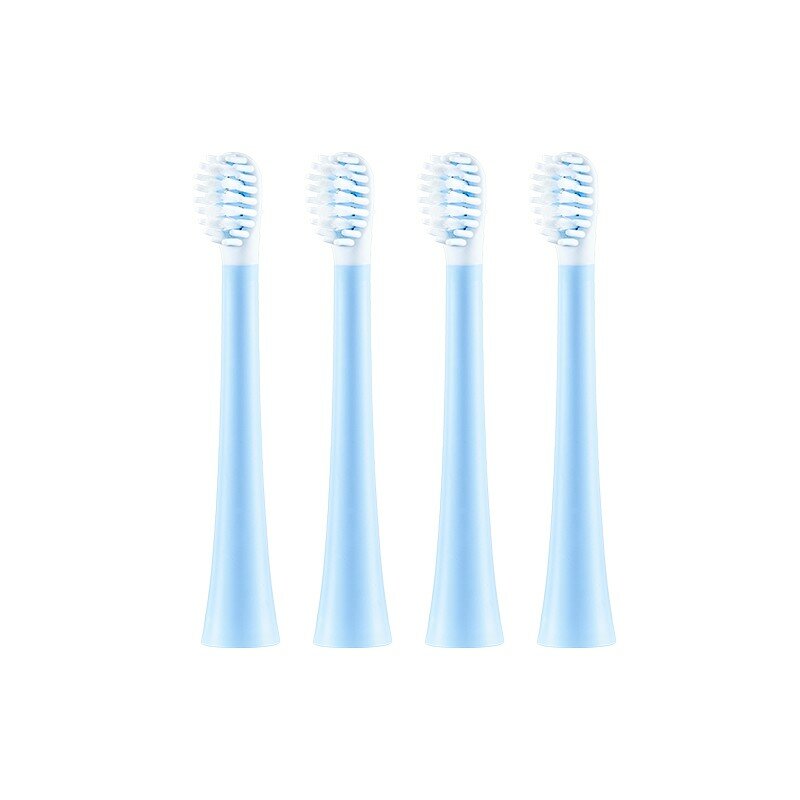 Сменные насадки для детской зубной щетки Coficoli Children's Sonic Electric Toothbrush Bobo 4 шт. (Голубой) - фотография № 1