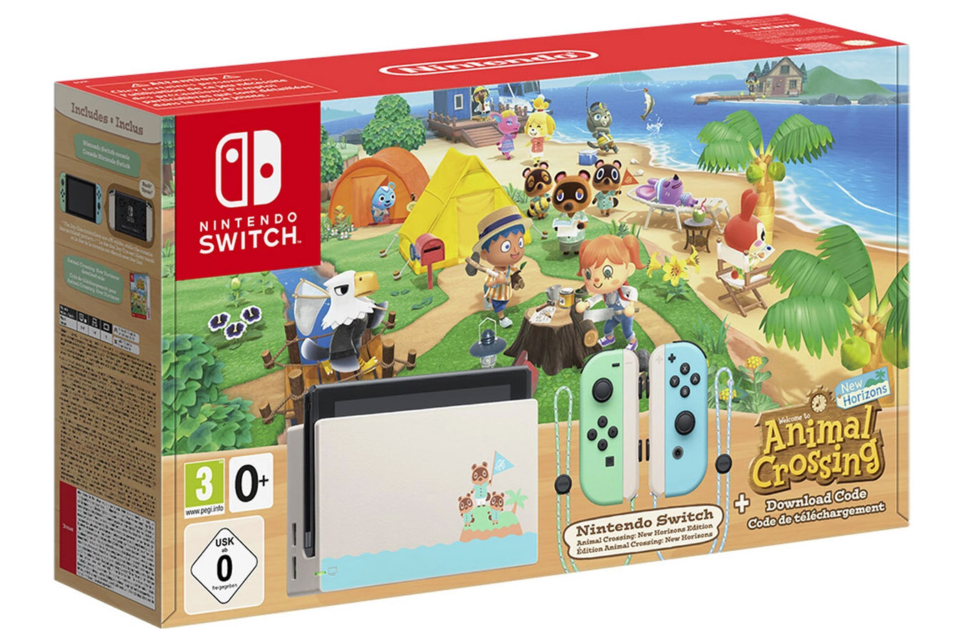 Игровая приставка Nintendo Switch 32 ГБ Особое издание Animal Crossing: New Horizons