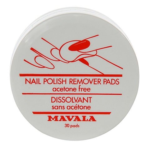 Mavala Салфетки для снятия лака Nail Polish Remover Pads, 30 шт