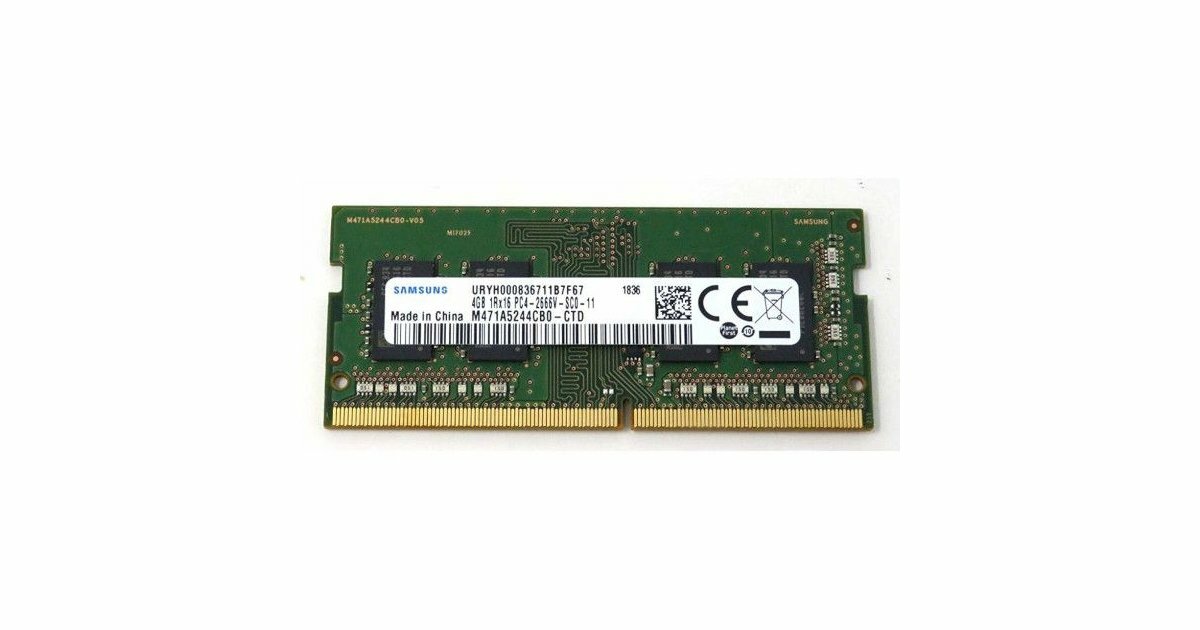 Оперативная память Samsung DDR4 4Gb SO-DIMM (M471A5244CB0-CTD)