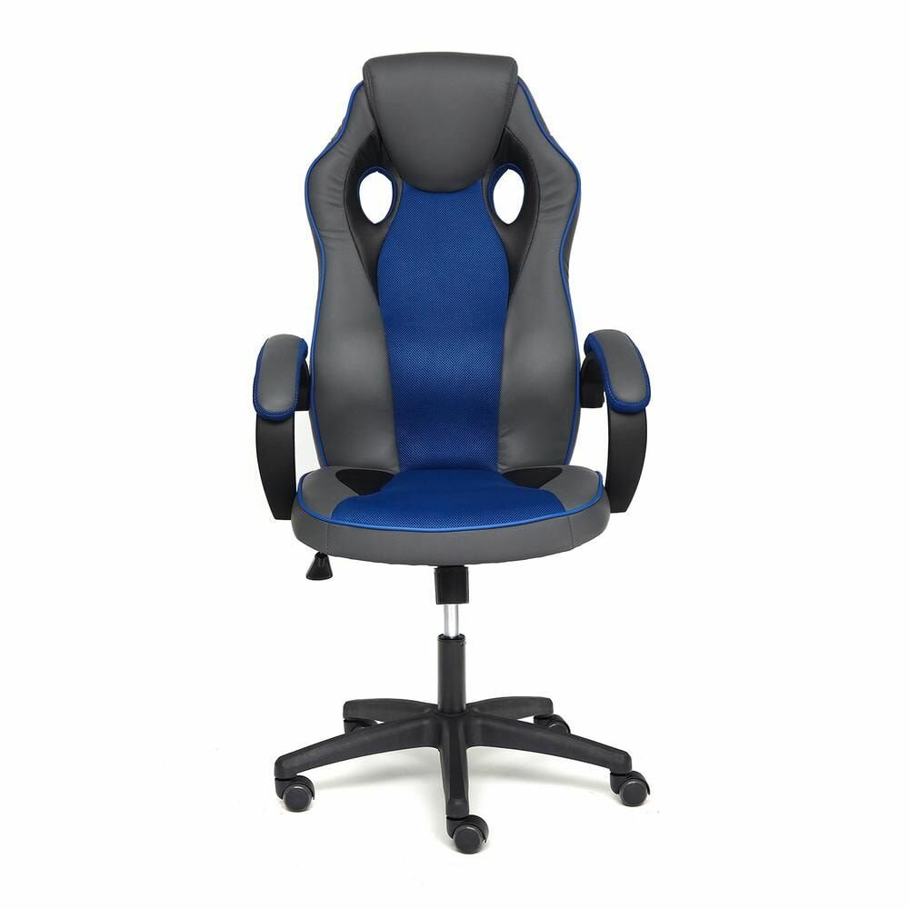 Игровое кресло Tetchair (Grey/Blue) - фото №7