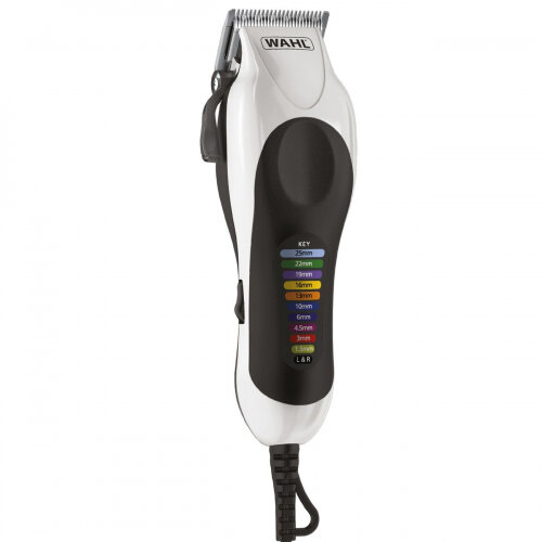 Машинка для стрижки WAHL 20104-0460 Color Pro Plus, серый/белый