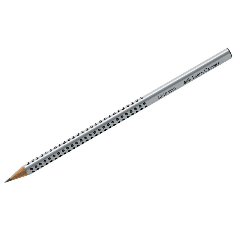 Карандаш ч/г Faber-Castell "Grip 2001" 2H, трехгранный, заточен., 286152