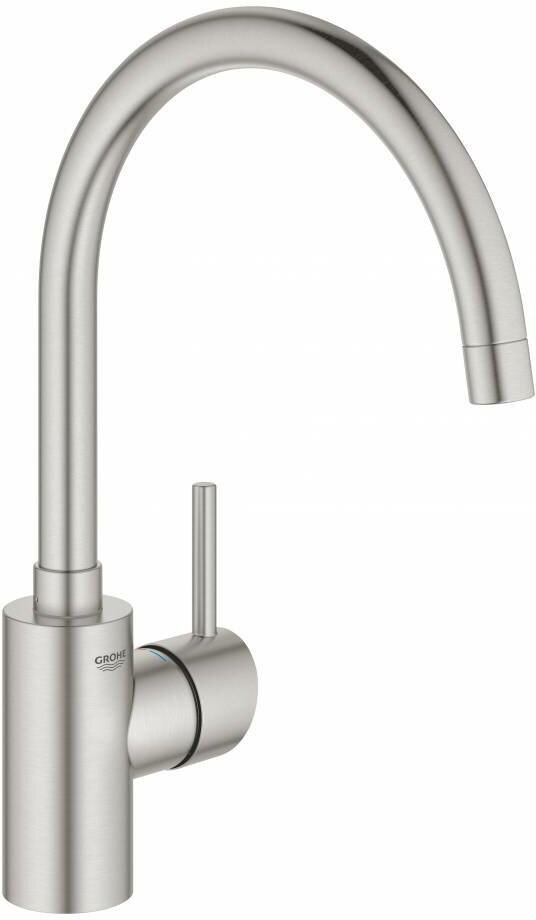 Смеситель для кухни с высоким изливом Grohe Concetto New 32661DC3 суперсталь
