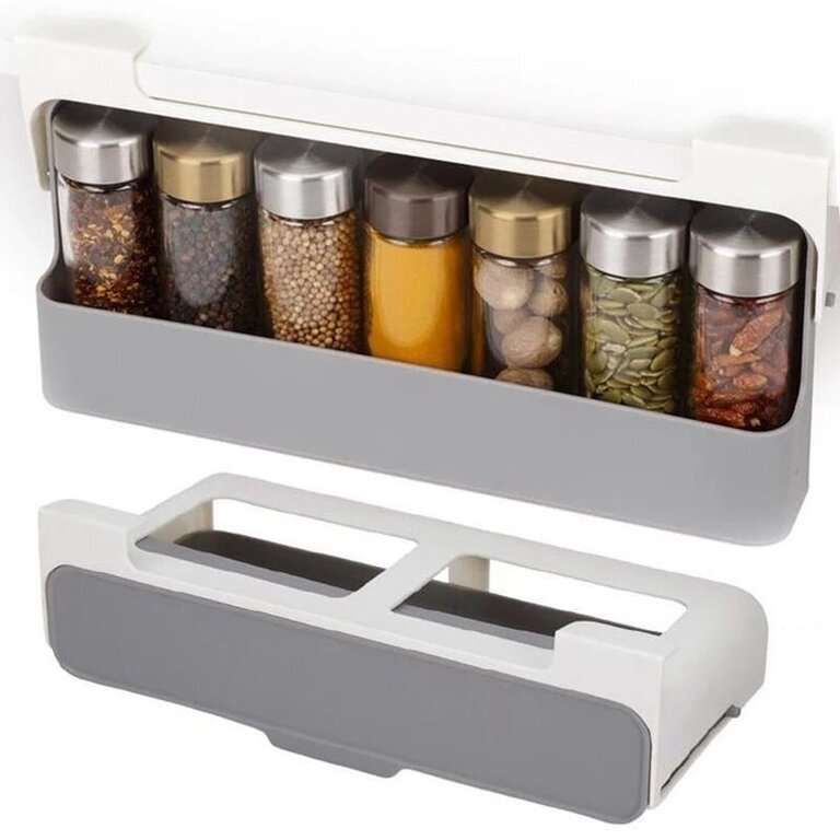 Подвесная стойка для пряностей (набор: стойка+6 стеклянных банок) Spice Organizer