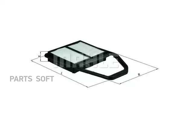 MAHLE LX1562 Фильтр воздушный 1шт