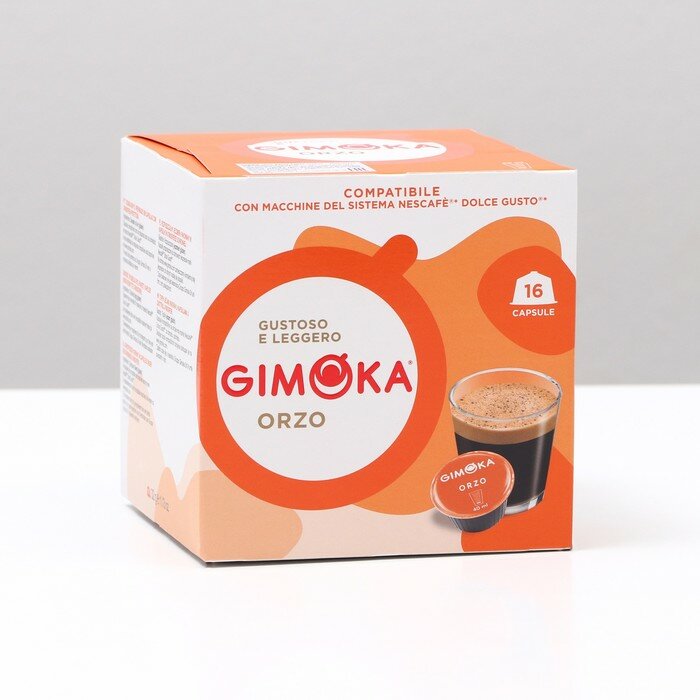 Gimoka Кофе в капсулах Gimoka Barley coffee, 16 капсул - фотография № 1