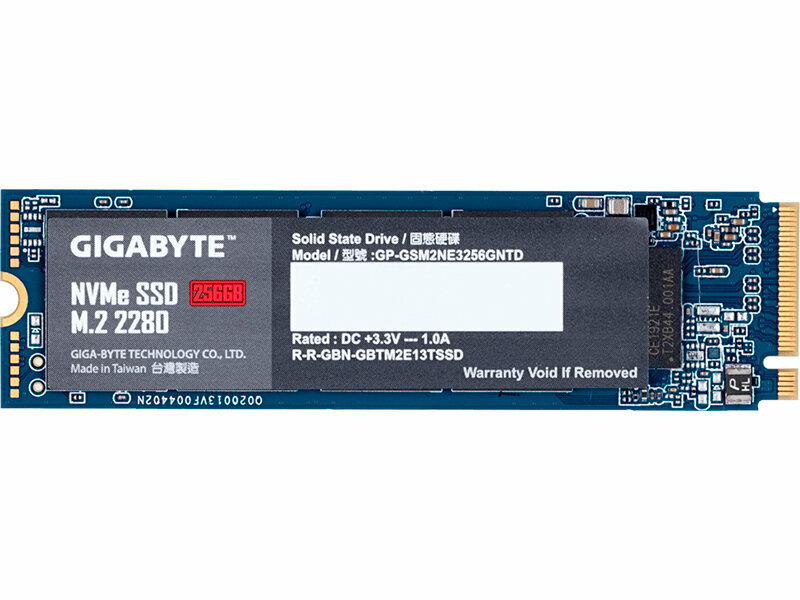 Твердотельный накопитель GigaByte 256Gb GP-GSM2NE3256GNTD