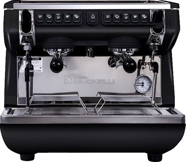 Кофемашина Nuova Simonelli Appia Life Compact 2Gr V (высокие группы, черная)