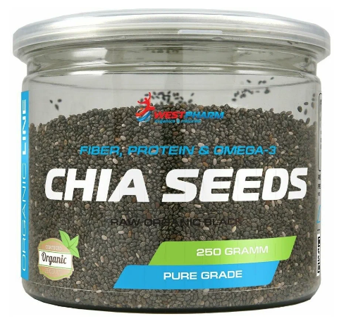 WestPharm Organic Line Chia Seeds 250 гр (WestPharm)