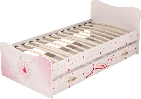 Кровать с ящиком Принцесса 4 Ижмебель 90х190 лиственница сибио