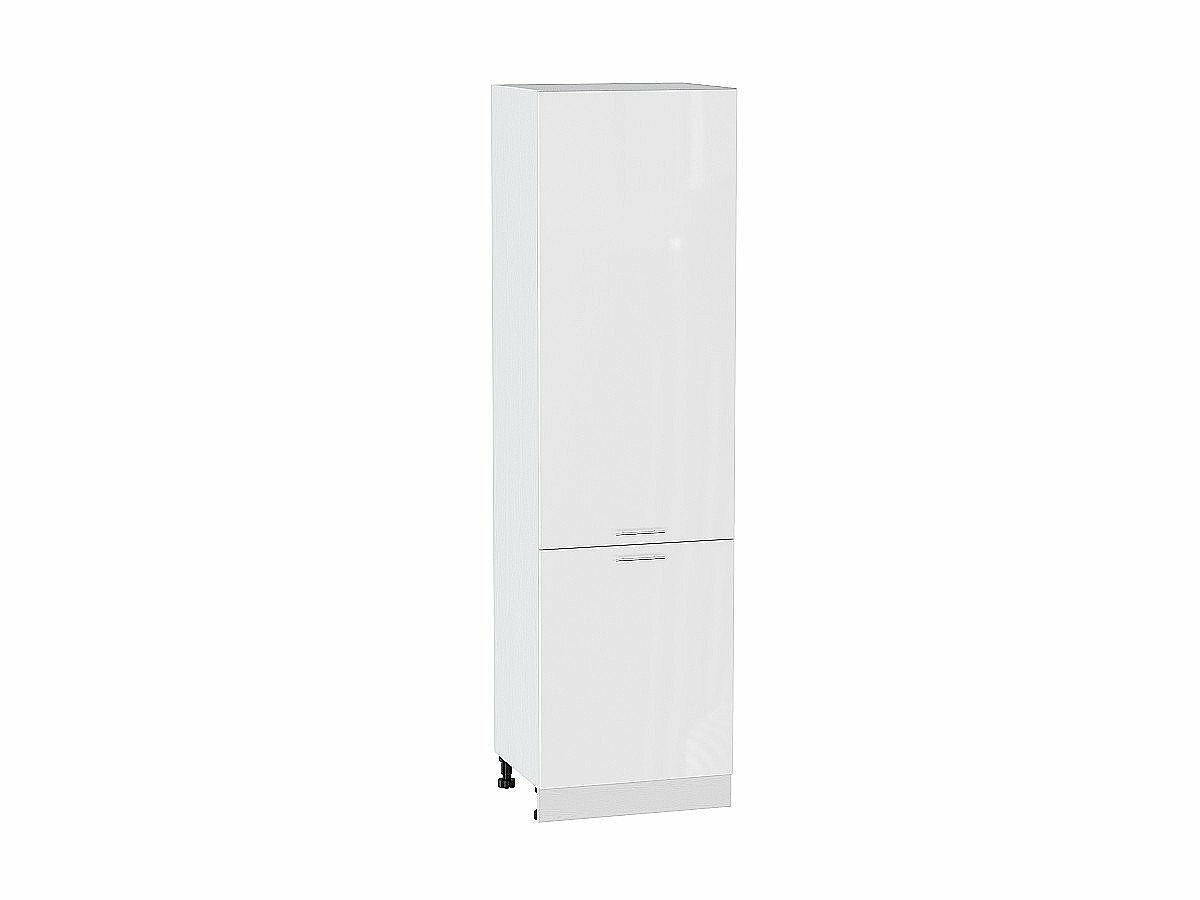 Кухонный модуль шкаф-пенал 60х57.4х213.4 см, Валерия белый глянец