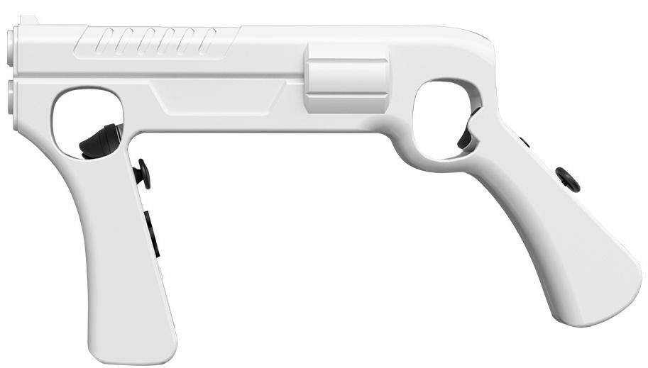 Автомат-крепление для контроллеров Joy-Con Game Gun (GNS-870) Белый (Switch)